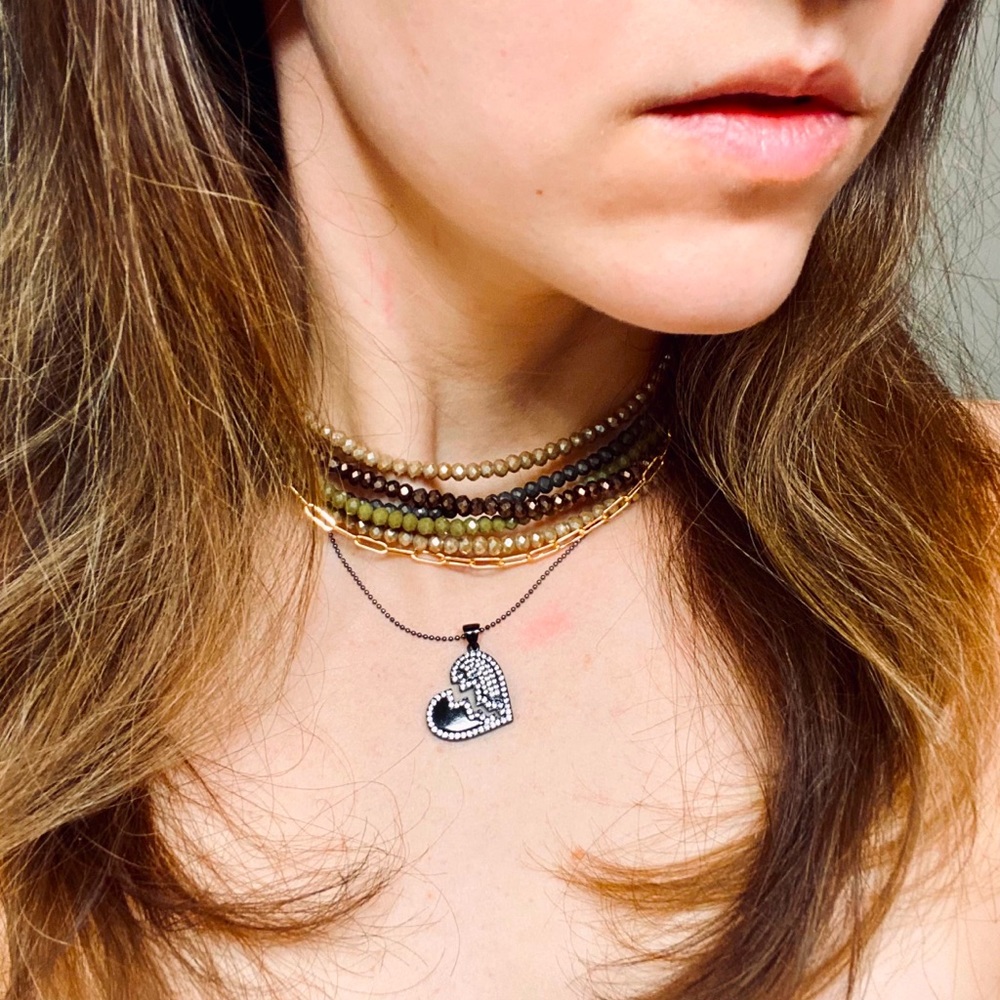 RLBYCL Broken Heart Necklace